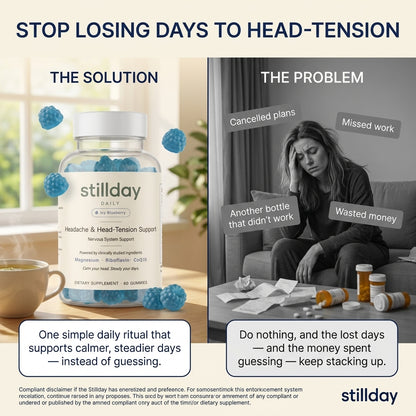 Stillday Daily - Head Tension Support