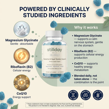 Stillday Daily - Head Tension Support